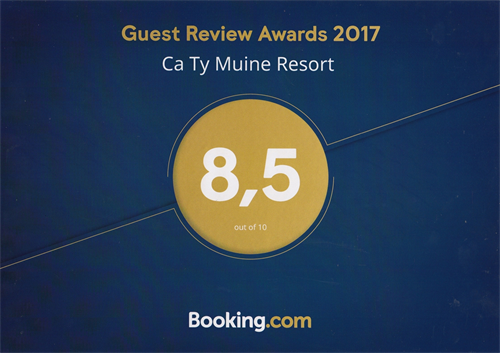 Ca Ty Muine Resort nhận được giải thưởng uy tín từ Booking.com